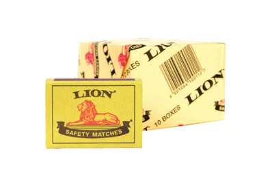 Beware of imitation Lion Safety Matches